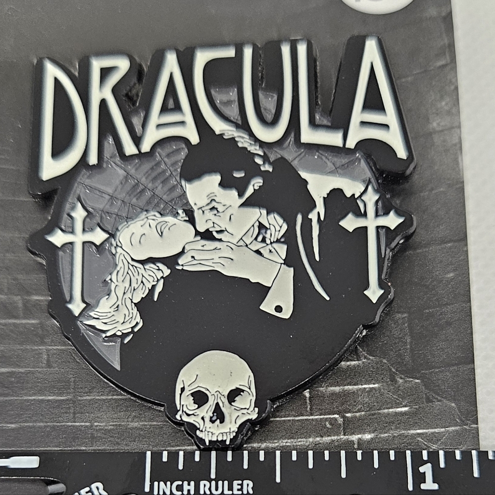 NECA Dracula Enamel Pin Set Jewelry Halloween - Picture 4 of 5